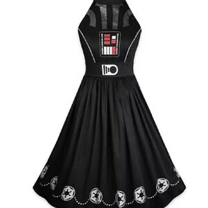 Disney Dress Shop Disney Parks Dress Star Wars Darth Vader Women Medium Halter